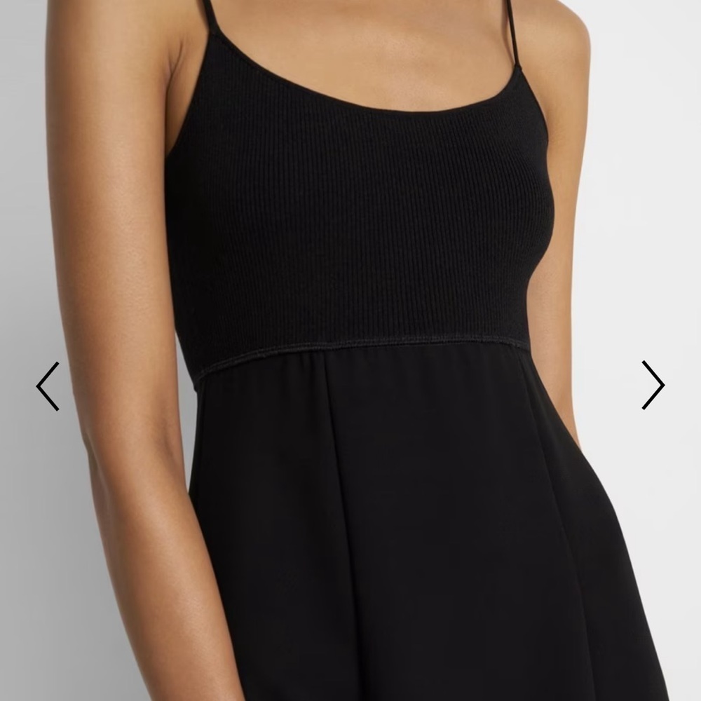 Theory Flared Slip Dress in Crepe - NEW - Picture 4 of 10
